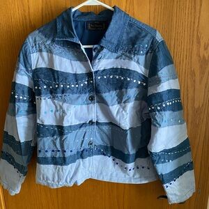 New Direction Embroidered Patchwork Jacket